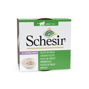 Schesir Cat Chicken Natural Style Cooking Water Can 85g