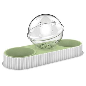 Food and drink for cats and dogs, multi-colored ball / Green