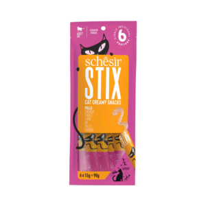 Schesir Sachet Stix Liquid Snack Chicken for Cats 6x15g