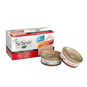 Schesir Cat Multipack Tuna with Prawns in Jelly 6x50g