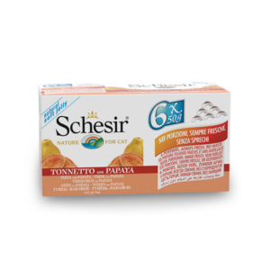 Schesir Cat Multipack Tuna with Papaya 6x50g