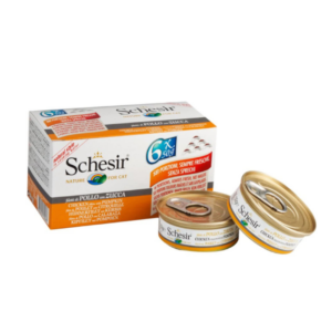Schesir Cat Multipack Chicken with Pupmkin 6x50g