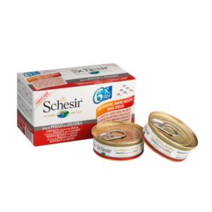 Schesir Cat Multipack Chicken with Duck 6x50g