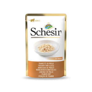 Schesir Cat Chicken Slices in Sauce Pouch 85g