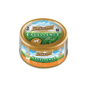 Princess Premium Excellence can Chicken and Tuna with Rice & Pumpkin 70g